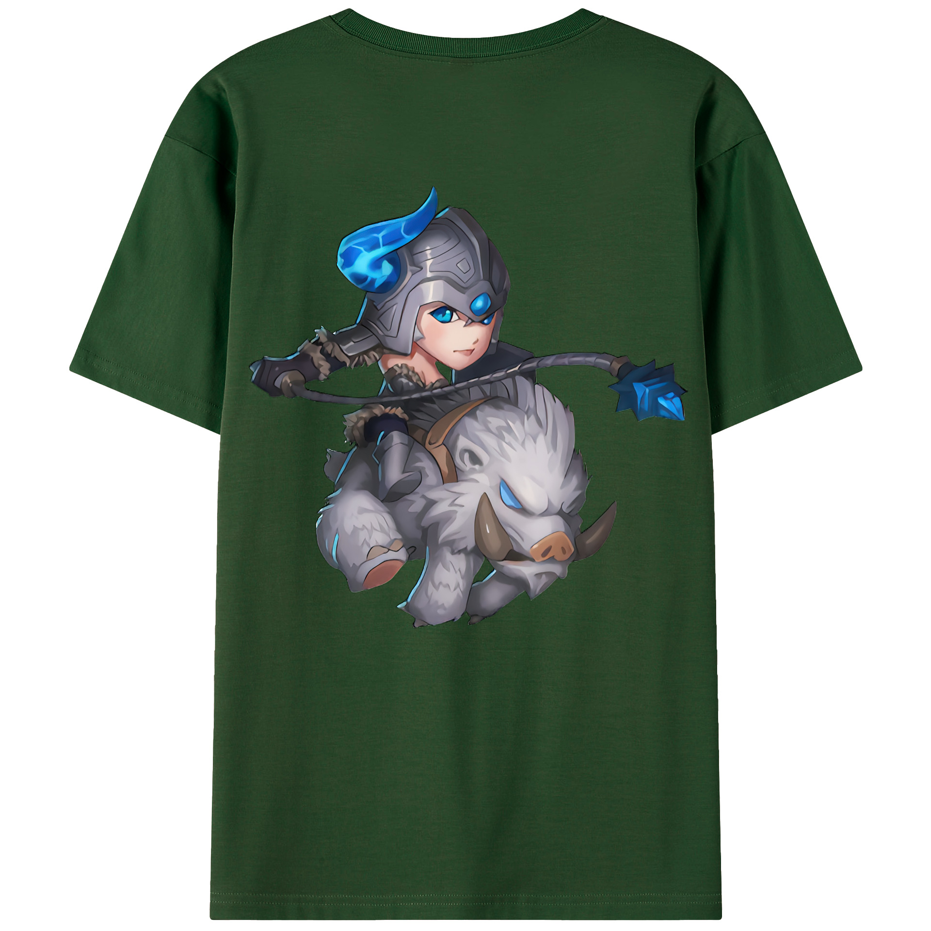 リーグ・オブ・レジェンド League of Legends LOL 綿100％半袖Tシャツ（背面プリント）